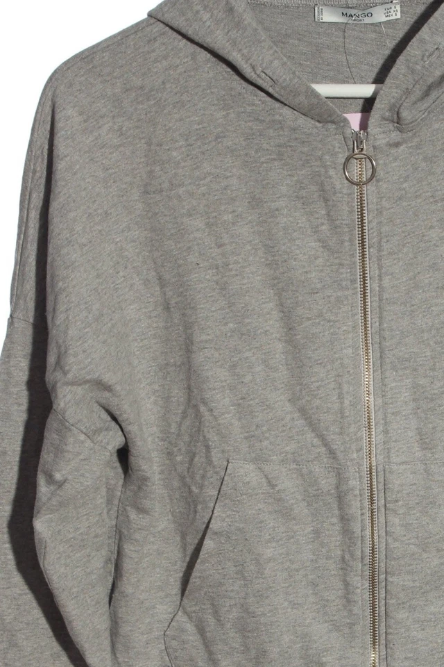 MANGO Cárdigan Mujeres Chaqueta Talla EU 36 gris claro estilo sencillo - Imagen 3 de 4