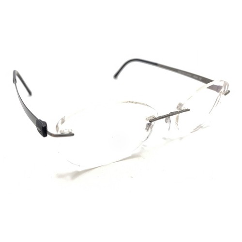 Silhouette 5452 20 6061 Black Rimless Eyeglasses Frames 19 140 Titanium Austria