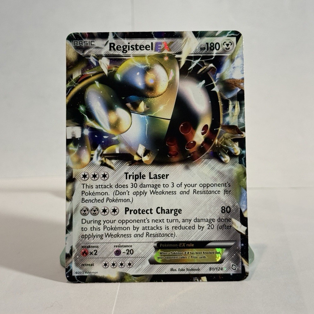 Registeel EX 81/124 Dragons Exalted Ultra Rare -HP