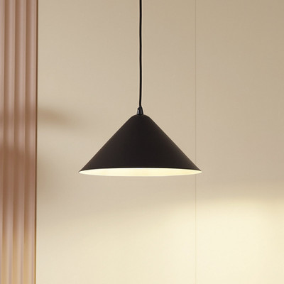 Lindby Hängeleuchte Deckenlampe Clarine Deckenlicht schwarz weiß Ø 32 cm Metall