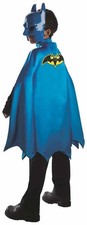 Batman Deluxe Cape Blue DC Comics Superhero Halloween Child Costume Accessory