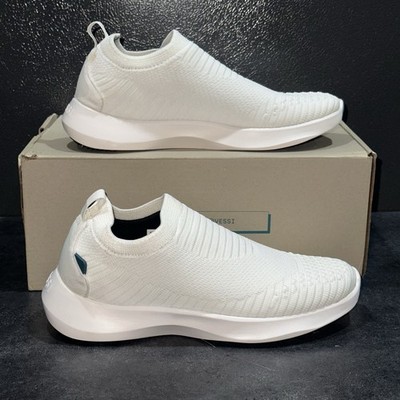 Vessi Women's Everyday Mover Slip-on Sneaker Womens 5 Polar White Waterproof EUC