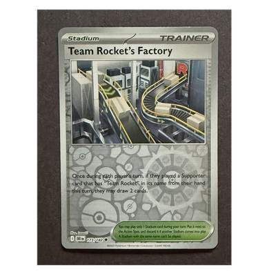 Team Rocket's Factory 173/182 Uncommon Reverse Holo Destined Rivals Pokemon