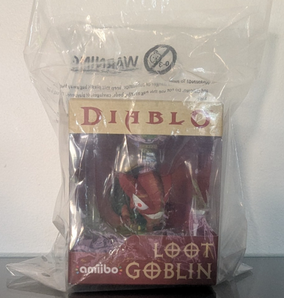 Diablo III Loot Goblin amiibo Blizzard Entertainment 2018 New in Box