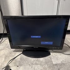 Sharp LC-22SB27UT 22 LCD TV -no Remote - Mount - 720p - Retro Gaming - Tested