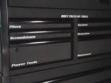 20 Essential Magnetic Tool Box Labels – Drawer Organizer Magnets – Made in USA