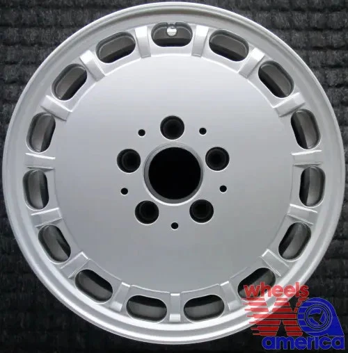 Wheel Rim Mercedes-Benz 190 15 1985-1988 2014001002 Painted OEM Factory OE 65136 - Image 3 of 4