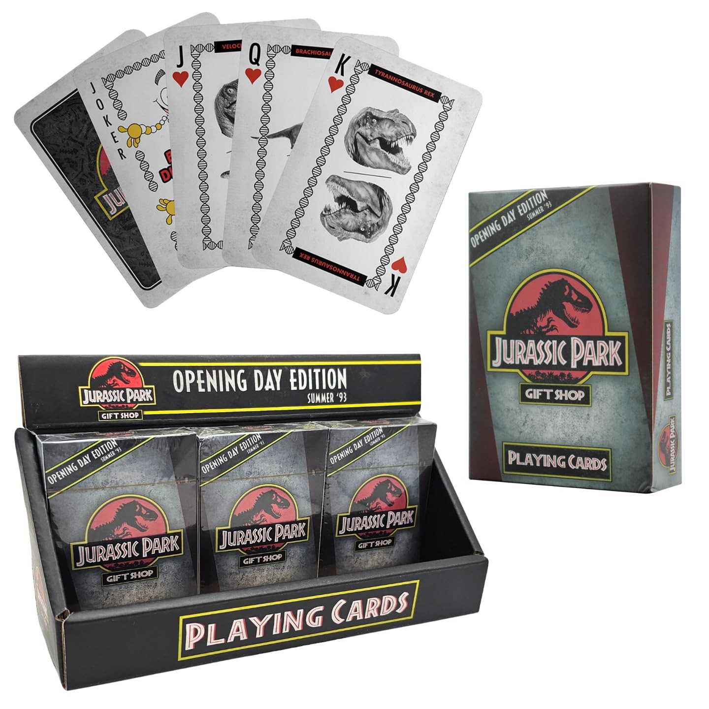 FaNaTtik Jurassic Park Gift Shop Spielkarten CDU enthlt 12 Packungen 28890₽