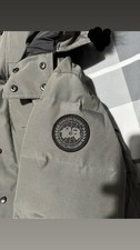Grey Canada Goose Wyndham Men's Parka Jacket Size Medium Fusion Fit
