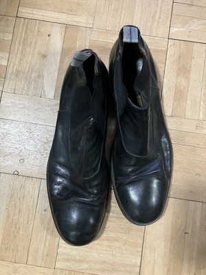 Vero Cuoio Chelsea Boots schwarz Leder Gr. 45