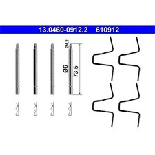 ATE Zubehörsatz für Bremsbeläge hinten für Mercedes /8 123 S-Klasse Sl