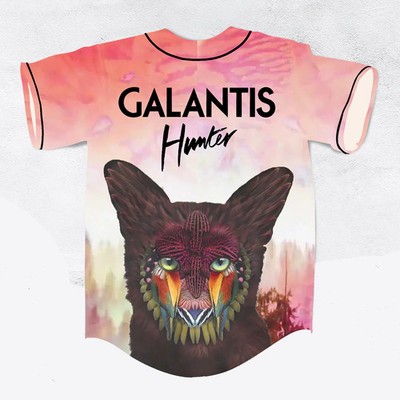 Custom Name - Galantis hunter rave Baseball Jersey for EDM Festivals Gift