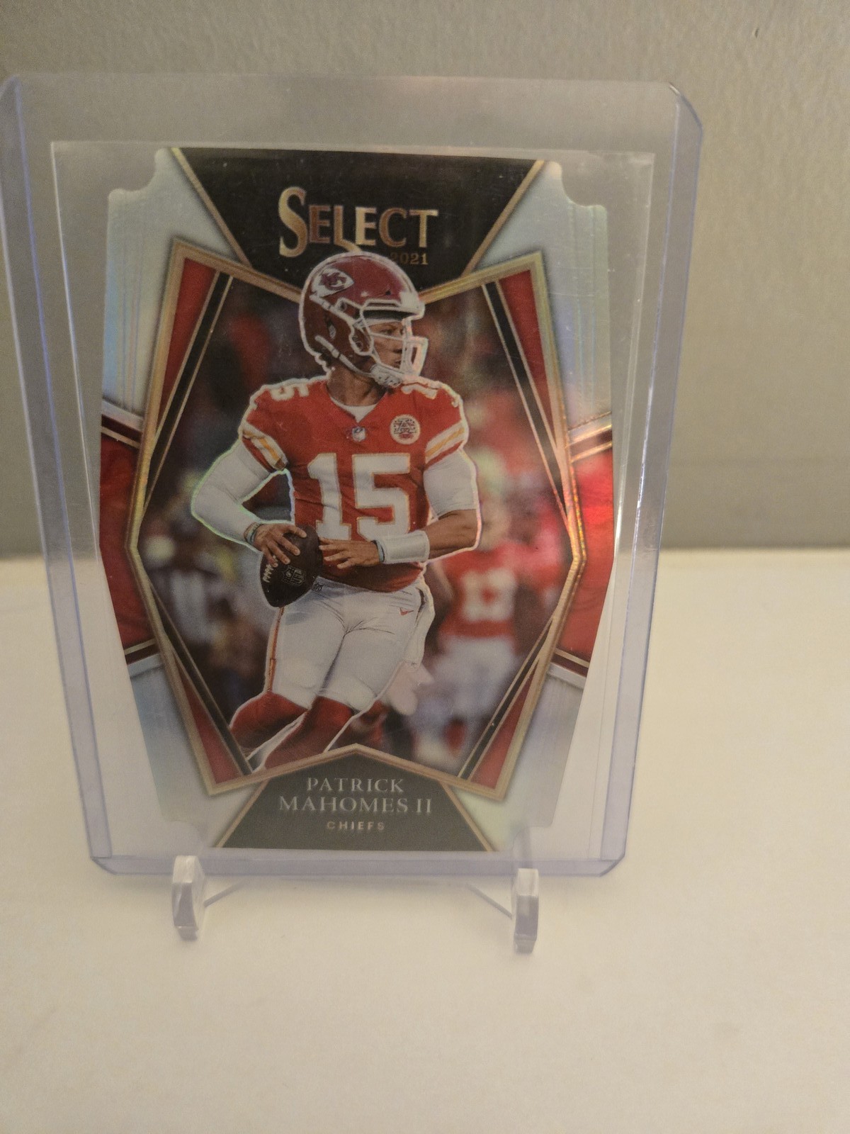 2021 Panini Select - Premier Level Patrick Mahomes II #102 Silver Prizm Die-Cut