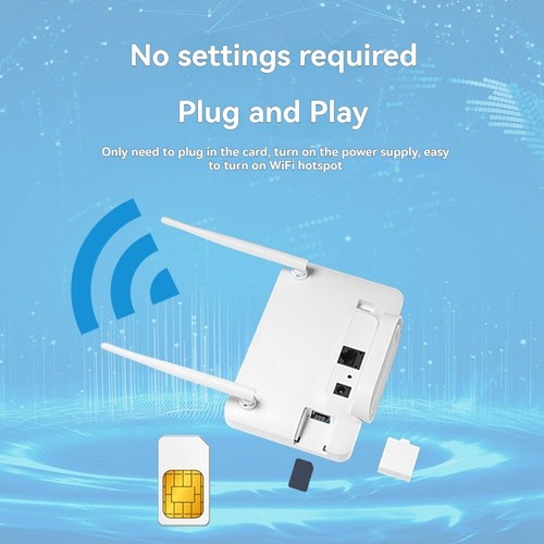 Routeur Modem 4G LTE CPE 300 Mbps Sans Fil Hotspot Antenne Externe avec Emp5023 - Photo 7/7