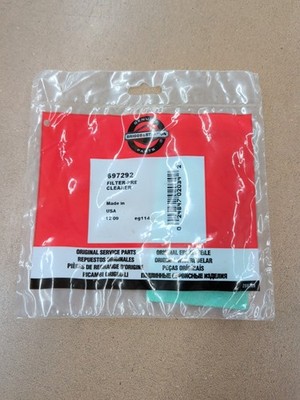 OEM GENUINE Briggs & Stratton 697292 Filter Pre-Cleaner | eBay