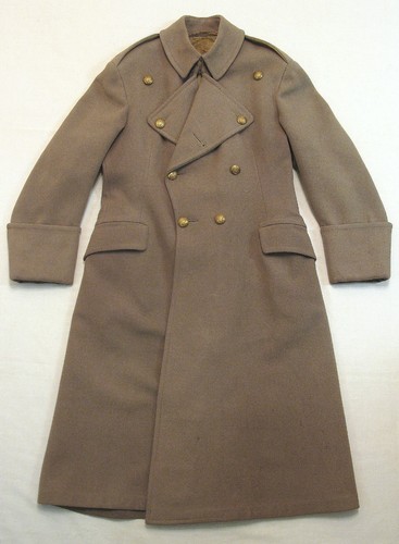 WW2 Canadian Army Officer's Wool Greatcoat Original WWII Dated 1940 EXC COND