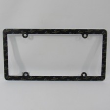 Indianapolis Motor Speedway Plastic License Plate Frame IMS W,W&F All Over Print