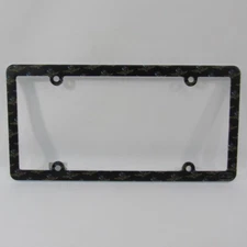 Indianapolis Motor Speedway Plastic License Plate Frame IMS W,W&F All Over Print