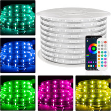 MEIYING 60ft Rope Lights for Outside,RGB LED Rope Lights Outdoor Waterproof Colo