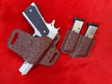 1911 Holster Set Genuine Ostrich Skin Handmade