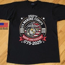 Military Pride T-Shirt, 250th Marine Corps Anniversary, Veteran Unisex Tshirt