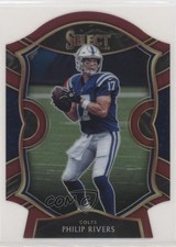 2020 Panini Select Concourse Maroon Prizm Die-Cut Philip Rivers #30 02v3
