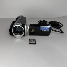 Samsung HMX-F90 HD Camcorder Black 52x Optical Zoom LCD Screen SD USB