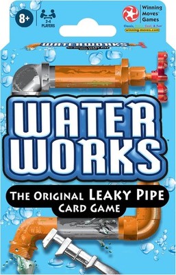 WATER WORKS Card Game LEAKY PIPE toy plumber WRENCHES Classic 1970s Sealed
