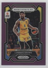 2023-24 Panini Prizm Turkish Airlines EuroLeague Purple 47/99 Lorenzo Brown 14dq