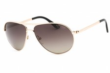 TOM FORD MARKO FT0144 28D Sunglasses Gold Frame Polarized Lens 58mm