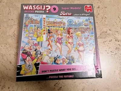 Jumbo Spiele 1110100503 Wasgij Destiny Retro 9 Supermodels! 1000 Teile Puzzle