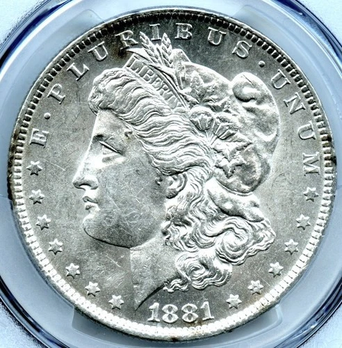 1881-O Morgan Dollar, PCGS AU58