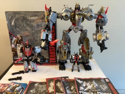 Transformers Power Of The Primes Dinobots Volcanicus 7 Set Red Swoop & Slash