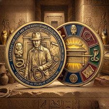 Indiana Jones 45Th Anniversary Relic Hunter Coin