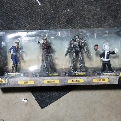 McFarlane Toys Fallout Movie Maniacs Action Figures Lucy Ghoul Maximus Vault Boy