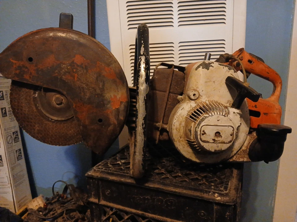 sierra de hormigón stihl ts 350 Foto 3 de 4