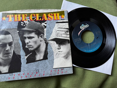 THE CLASH - SHOULD I STAY OR SHOULD I GO? - 7'' SINGLE - 1982 - USA PRESSING