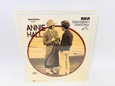 Annie Hall CED 1981 RCA Selecta Vision Video Disc, Keaton, Allen, Sealed, Shrink