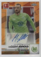 Maximilian Arnold Chrome Bundesliga 2020 Orange Refractor /25 Auto