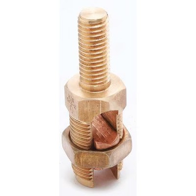Burndy K2c23 Copper Cable To Post/Flat, 10 Sol