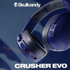 NEW Skullcandy Crusher Evo Wireless Bluetooth Over Ear Headphones Midnight Blue