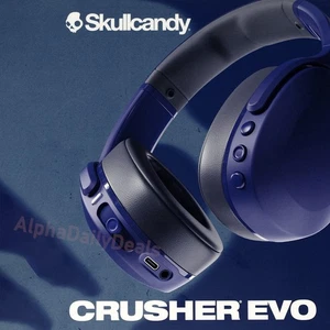 NEW Crashcandy Crusher Evo Bluetooth sans fil sur écouteurs Midnight bleu