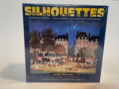 Challenging Silhouettes Jigsaw Puzzle 542 pc from Ceaco by Michel Delacroix New!