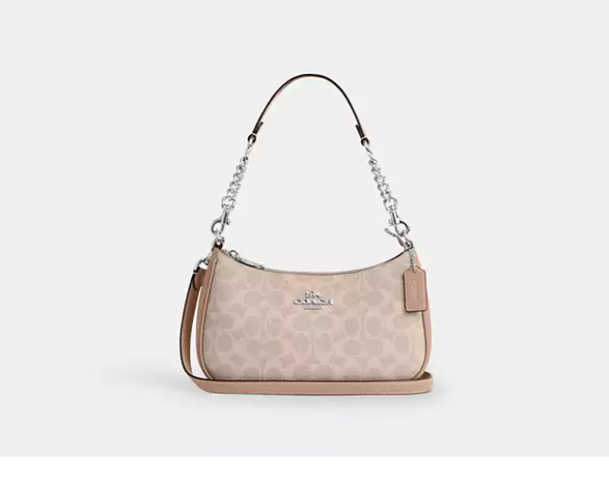 Coach Teri Shoulder Bag In Signature Canvas (CV933