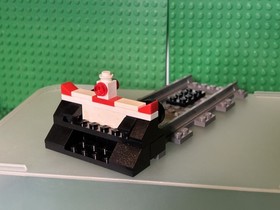 Lego My Own Train Small Black Engine Locomotive Read Description