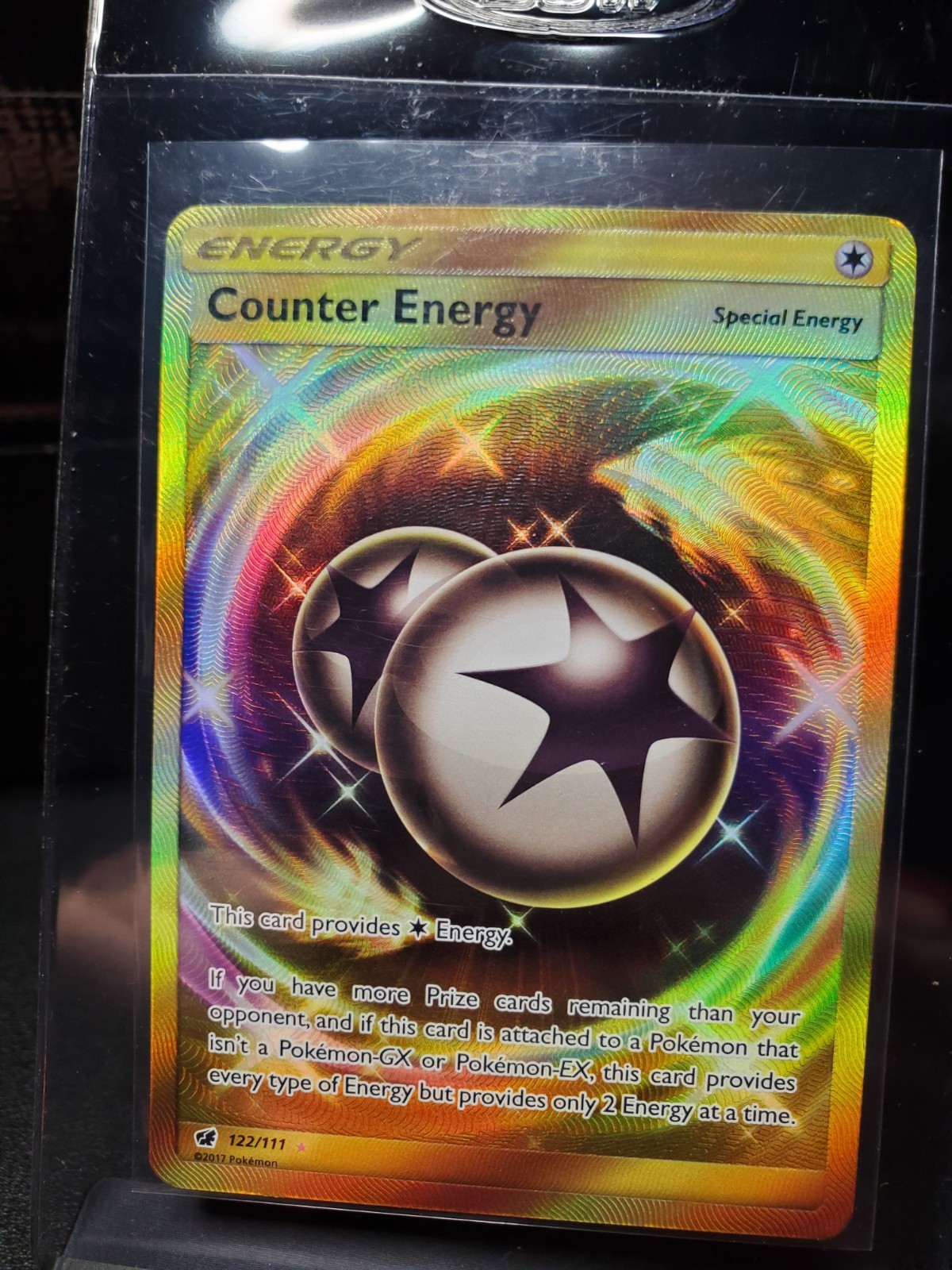 🪙Counter Energy 122/111 Gold Secret Rare Sun & Moon Crimson Invasion