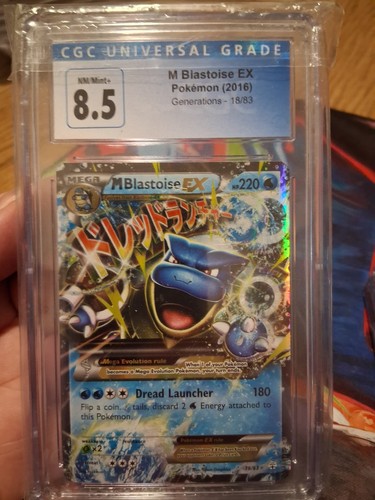 M Blastoise-EX graded CGC 8.5 for sale on eBay
