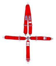 Rjs 1030104 Camlock Sfi 16.1 Pull Down Adjust Red 5 Point Harness