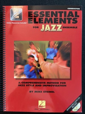 Essential Elements Method for Jazz Ensemble Conductor Book Mike Steinel CD Codes