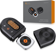 Digital Turntable Stylus Force Scale - Accurate Gauge with Orange LCD Backlight